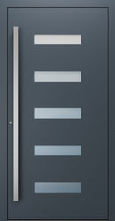 Turenwerke SL75 Design 11 Premium75 aluminium door in anthracite grey RAL 7016