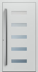 Turenwerke SL75 Design 11 Premium75 aluminium door in light grey RAL 7035
