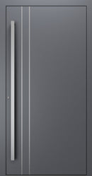 Turenwerke SL75 Design 1210 Premium75 aluminium door in slate grey RAL 7015