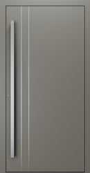 Turenwerke SL75 Design 1210 Premium75 aluminium door in umbra grey RAL 7022