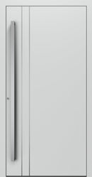 Turenwerke SL75 Design 1210 Premium75 aluminium door in light grey RAL 7035