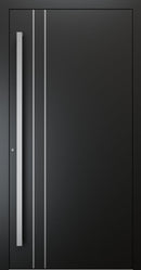 Turenwerke SL75 Design 1210 Premium75 aluminium door in jet black RAL 9005