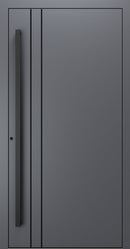 Turenwerke SL75 Design 1210B Premium75 aluminium door in slate grey RAL 7015
