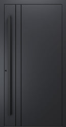 Turenwerke SL75 Design 1210B Premium75 aluminium door in black grey RAL 7021