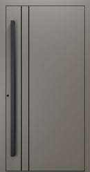 Turenwerke SL75 Design 1210B Premium75 aluminium door in umbra grey RAL 7022