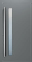 Turenwerke SL75 Design 14 Premium75 aluminium door in basalt grey RAL 7012