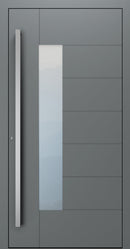 Turenwerke SL75 Design 1420 Premium75 aluminium door in basalt grey RAL 7012