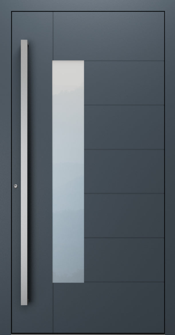 Turenwerke SL75 Design 1420 Premium75 aluminium door in anthracite grey RAL 7016