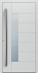 Turenwerke SL75 Design 1420 Premium75 aluminium door in light grey RAL 7035