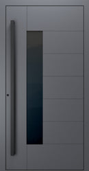 Turenwerke SL75 Design 1420B Premium75 aluminium door in slate grey RAL 7015