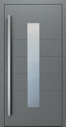 Turenwerke SL75 Design 1450 Premium75 aluminium door in basalt grey RAL 7012