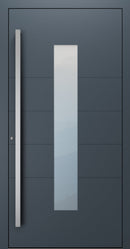 Turenwerke SL75 Design 1450 Premium75 aluminium door in anthracite grey RAL 7016