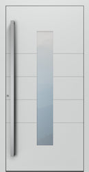 Turenwerke SL75 Design 1450 Premium75 aluminium door in light grey RAL 7035