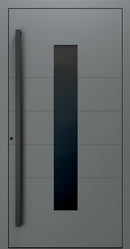 Turenwerke SL75 Design 1450B Premium75 aluminium door in basalt grey RAL 7012