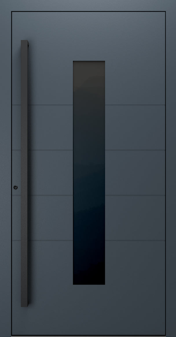 Turenwerke SL75 Design 1450B Premium75 aluminium door in anthracite grey RAL 7016