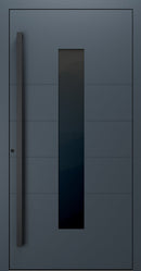 Turenwerke SL75 Design 1450B Premium75 aluminium door in anthracite grey RAL 7016