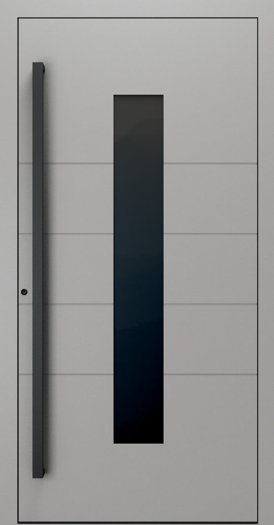 Turenwerke SL75 Design 1450B Premium75 aluminium door in grey RAL 9007