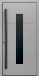 Turenwerke SL75 Design 1450B Premium75 aluminium door in grey RAL 9007