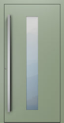 Turenwerke SL75 Design 15 Premium75 Aluminium Door - Pale Green RAL 6021