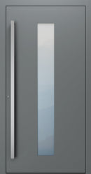 Turenwerke SL75 Design 15 Premium75 aluminium door in basalt grey RAL 7012