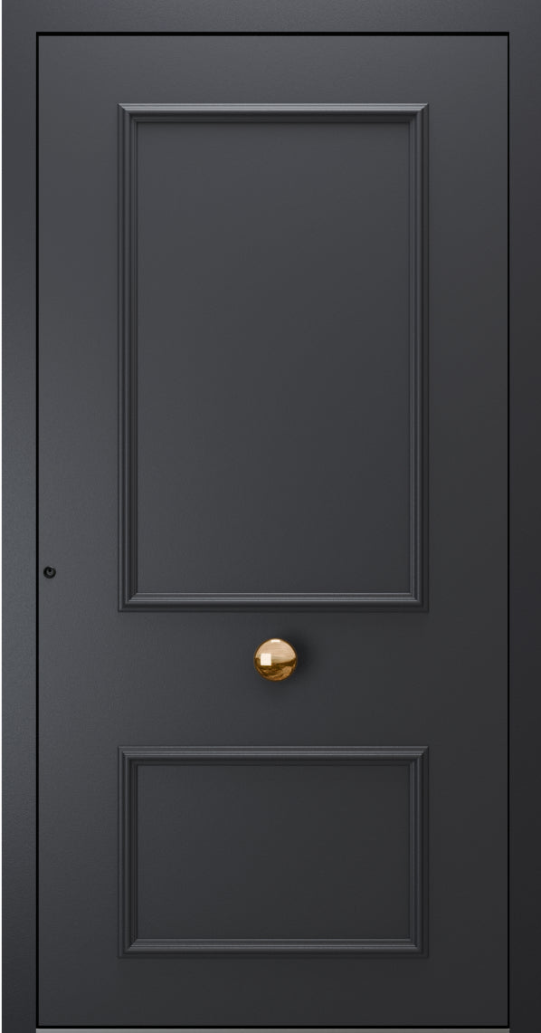 Turenwerke SL75 Design 1900 Premium75 Classic Aluminium Door - Black Grey RAL 7021