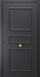 Turenwerke SL75 Design 1910 Premium75 Classic Aluminium Door - Black Grey RAL 7021
