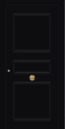 Turenwerke SL75 Design 1910 Premium75 Classic Aluminium Door - Jet Black RAL 9005