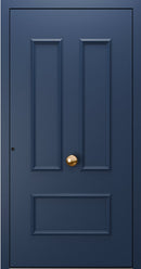 Turenwerke SL75 Design 1920 Premium75 Classic Aluminium Door - Sapphire Blue RAL 5003