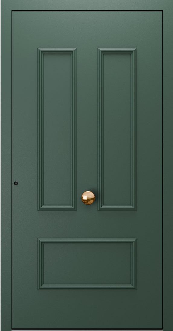 Turenwerke SL75 Design 1920 Premium75 Classic Aluminium Door - Fir Green RAL 6009