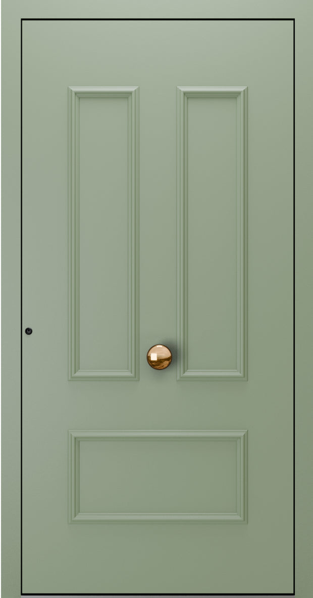 Turenwerke SL75 Design 1920 Premium75 Classic Aluminium Door - Pale Green RAL 6021