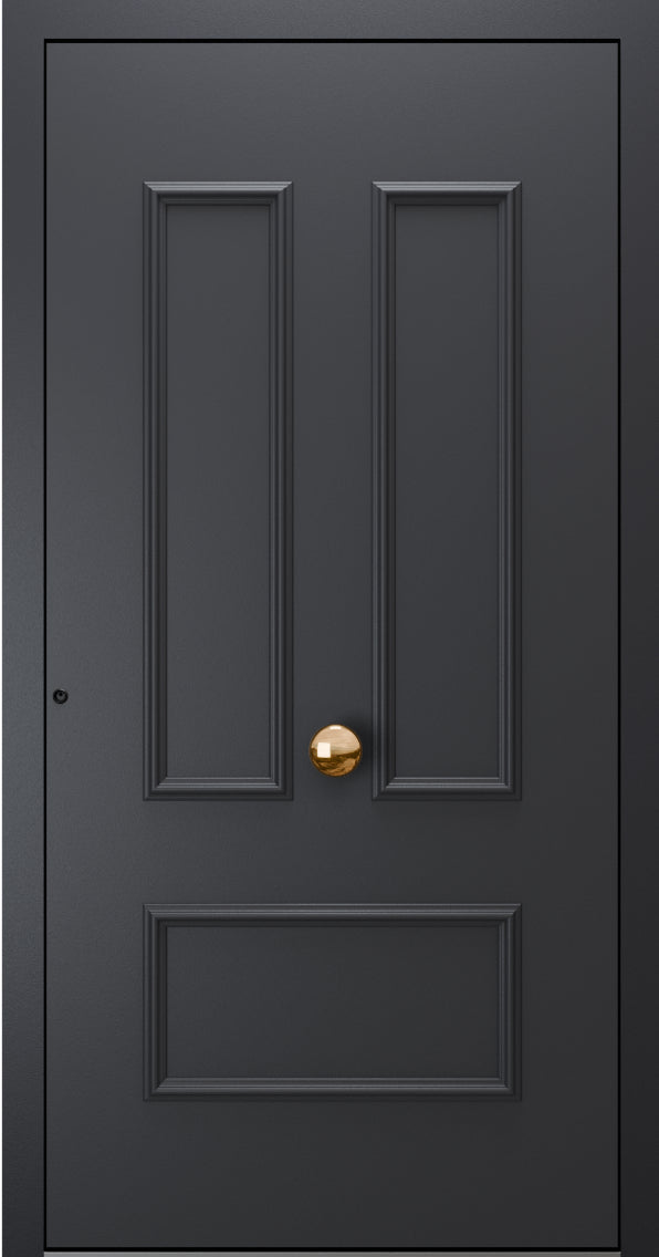 Turenwerke SL75 Design 1920 Premium75 Classic Aluminium Door - Black Grey RAL 7021