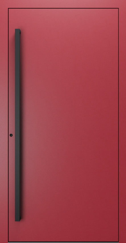 Turenwerke SL75 Design 20 Premium75 aluminium door in purple red RAL 3004