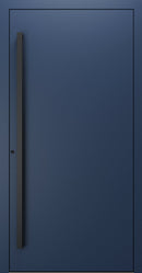 Turenwerke SL75 Design 20 Premium75 aluminium door in sapphire blue RAL 5003