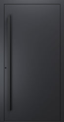 Turenwerke SL75 Design 20 Premium75 aluminium door in black grey RAL 7021