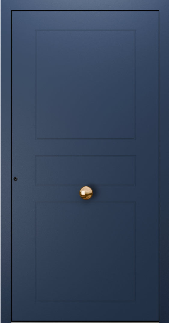 Turenwerke SL75 Design 2000 Premium75 Classic Aluminium Door - Sapphire Blue RAL 5003