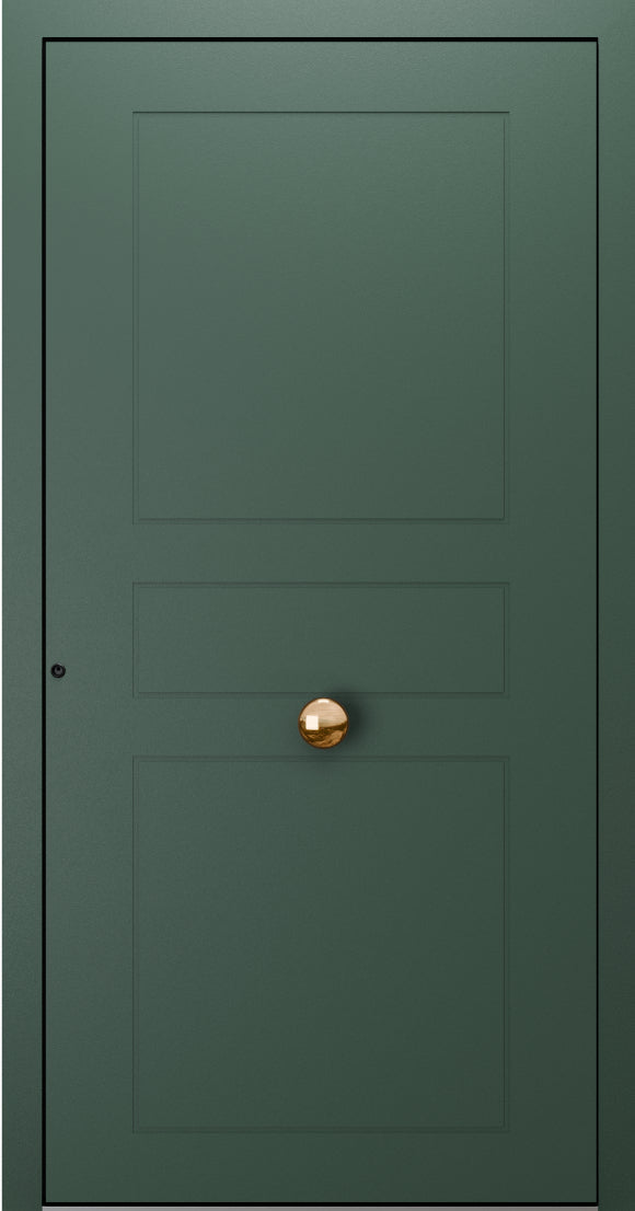 Turenwerke SL75 Design 2000 Premium75 Classic Aluminium Door - Fir Green RAL 6009