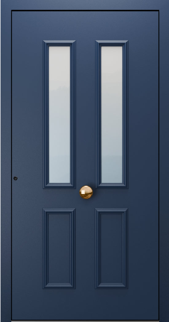 Turenwerke SL75 Design 2010 Premium75 Classic Aluminium Door - Sapphire Blue RAL 5003