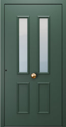 Turenwerke SL75 Design 2010 Premium75 Classic Aluminium Door - Fir Green RAL 6009