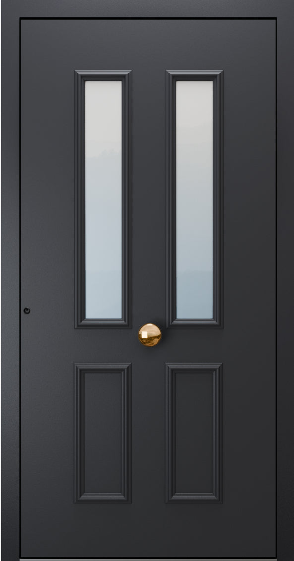 Turenwerke SL75 Design 2010 Premium75 Classic Aluminium Door - Black Grey RAL 7021