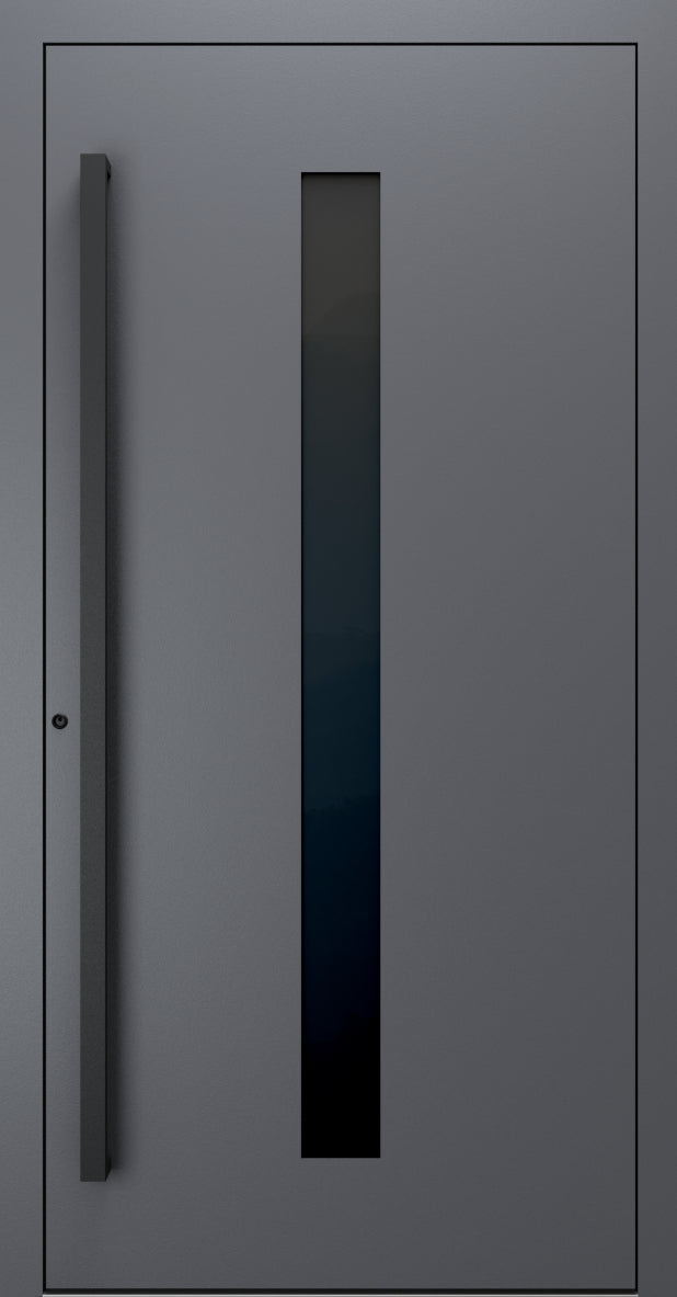Turenwerke SL75 Design 21 Premium75 aluminium door in slate grey RAL 7015