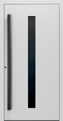 Turenwerke SL75 Design 21 Premium75 aluminium door in light grey RAL 7035