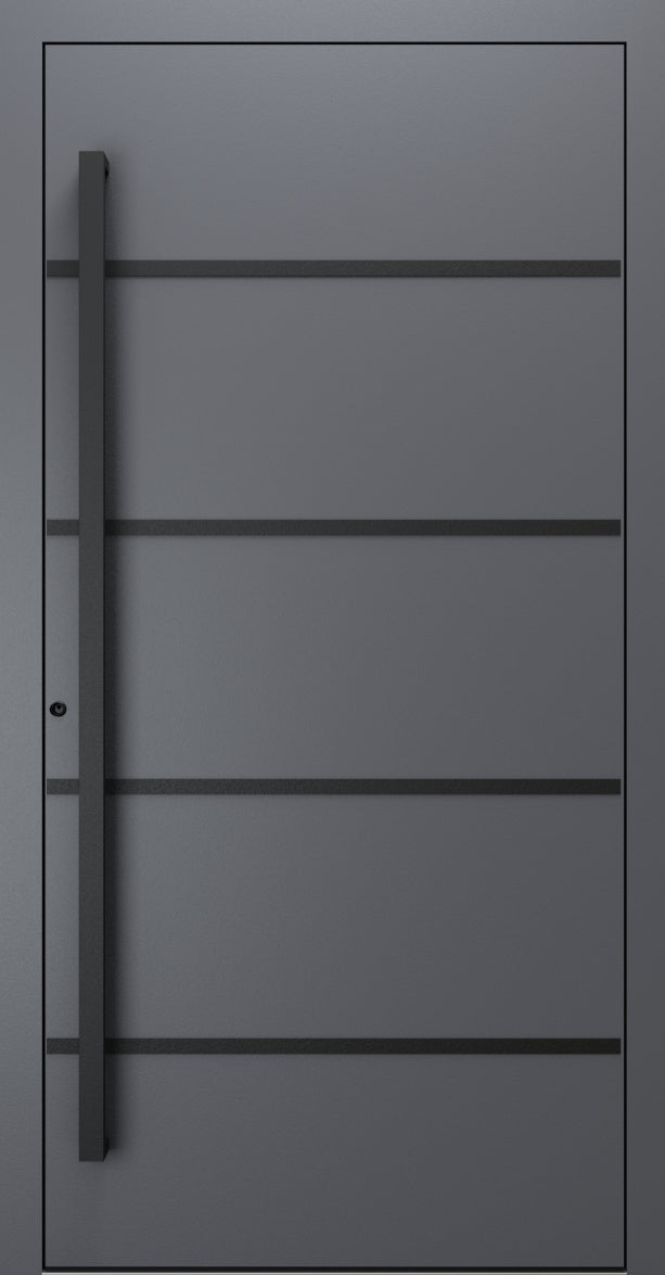 Turenwerke SL75 Design 22 Premium75 aluminium door in slate grey RAL 7015