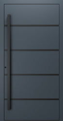 Turenwerke SL75 Design 22 Premium75 aluminium door in anthracite grey RAL 7016