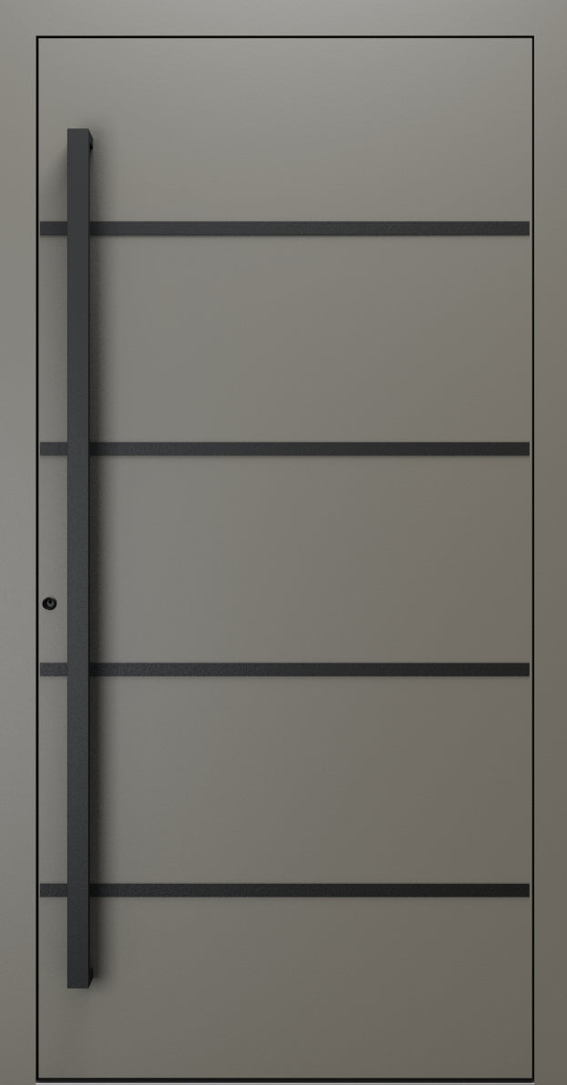 Turenwerke SL75 Design 22 Premium75 aluminium door in umbra grey RAL 7022