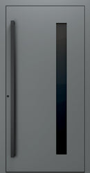 Turenwerke SL75 Design 24 Premium75 aluminium door in basalt grey RAL 7012