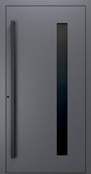 Turenwerke SL75 Design 24 Premium75 aluminium door in slate grey RAL 7015