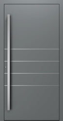 Turenwerke SL75 Design 270 Premium75 aluminium door in basalt grey RAL 7012