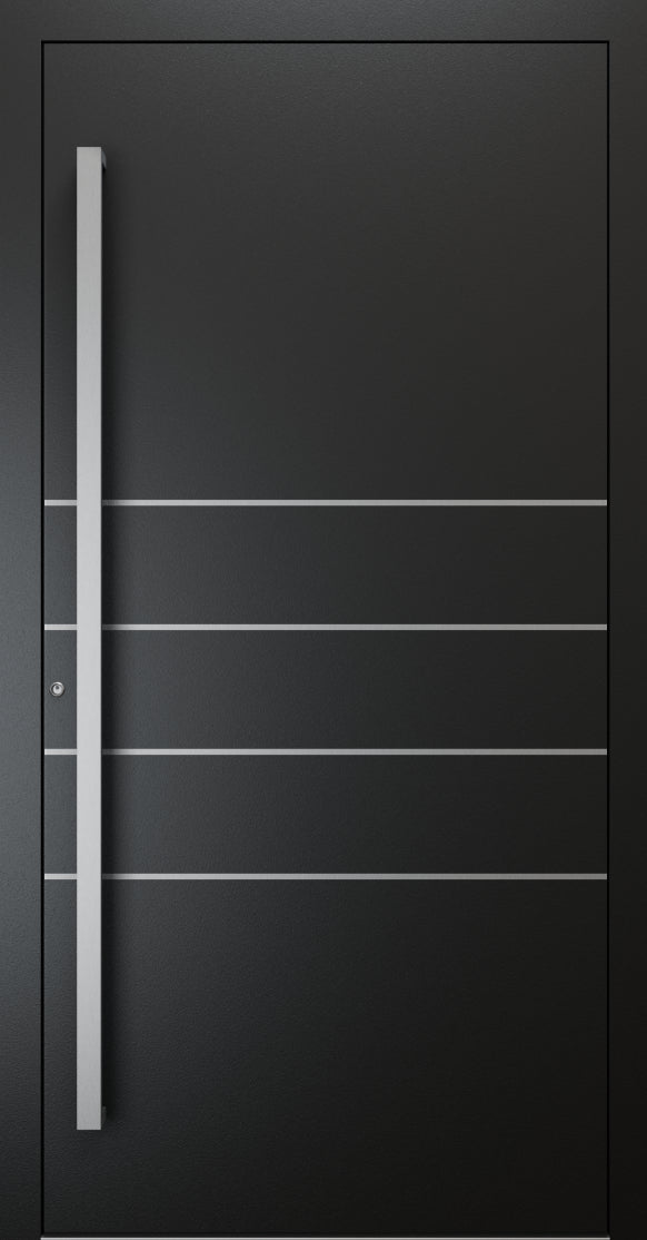 Turenwerke SL75 Design 270 Premium75 aluminium door in jet black RAL 9005