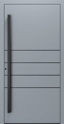 Turenwerke SL75 Design 270B Premium75 aluminium door in silver grey RAL 7001