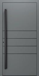 Turenwerke SL75 Design 270B Premium75 aluminium door in basalt grey RAL 7012